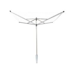 Séchoir parapluie BRABANTIA Liftomatic + ancre métal, L.50 m