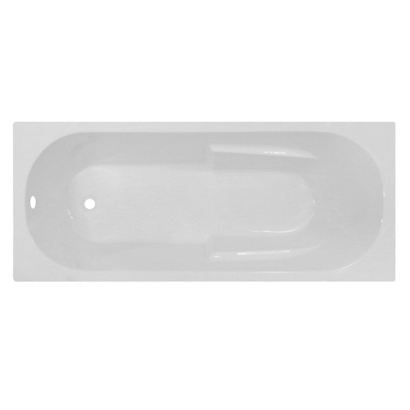 Baignoire rectangulaire, L.170x l.70 cm blanc, SENSEA Access confort