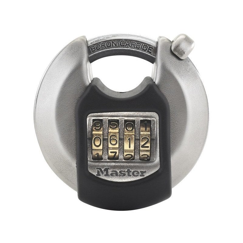 Cadenas à combinaison en inox,MASTER LOCK, l.70 mm