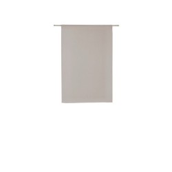 Paire de vitrages tamisant Leo gris poivre n5 l. 60 x H. 90 cm