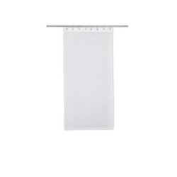 Paire de vitrages tamisant Cleo blanc l. 60 x H. 120 cm