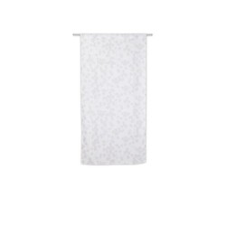 Vitrage tamisant Empreinte blanc l. 80 x H. 160 cm