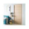 Bloc-porte fin de chantier MDF Madrid 2 H.204 x l.83 cm, poussant droit