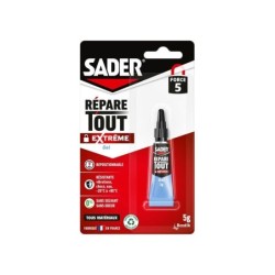 Colle de reparation polymere sader repare tout tube 5g