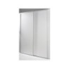 Portes de placard coulissantes, 2 portes, l.180 x H. 250 cm, blanc