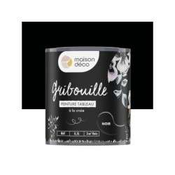 Peinture Tableau Craie Noir Mat Maison Deco Gribouille 0.5 L