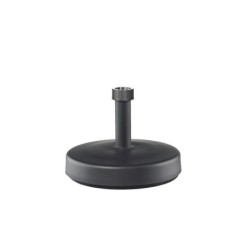 Pied de parasol rond à lester en plastique, 25 kg anthracite