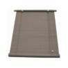 Store enrouleur tamisant Bois tissé brun taupe, l.150 x H.180 cm, BALLAUFF