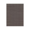 Store enrouleur tamisant Bois tissé brun taupe, l.150 x H.180 cm, BALLAUFF