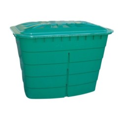 Cuve a eau rectangulaire vert 520 l GARANTIA