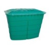 Cuve a eau rectangulaire vert 520 l GARANTIA