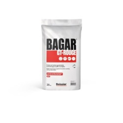 Enduit de lissage en pâte, BAGAR GT ROUGE,  25 kg