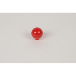 Bouton De Meuble Boule Rouge Abs H.29 X L.28 X P.28 Mm