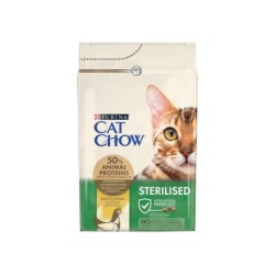 Croquette chat stérilisé CAT CHOW riche poulet 3kg