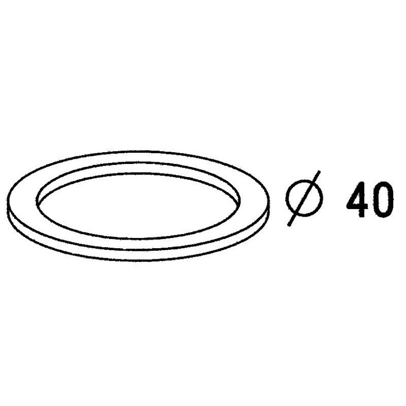 Joint plat, diam. 40 mm