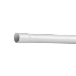 Tube Irl en PVC, POLYPIPE, diam. 20 mm x L.2.40 m blanc