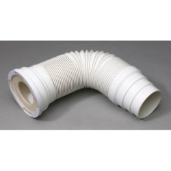 Pipe de wc extensible souple, WIRQUIN, diam. 10 cm