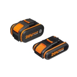 Batterie WORX, 20 V, 2 Ah Wa3605 lithium-ion