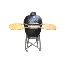 Barbecue charbon de bois, BUSCHBECK Kamado, noir