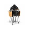 Barbecue charbon de bois, BUSCHBECK Kamado, noir