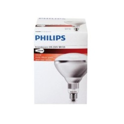 Ampoule infra rouge a vis, 250w, blanche, PHILIPS