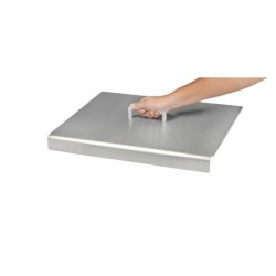 Capot KRAMPOUZ pour plancha Design simple, inox