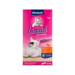 Friandise chat liquide canard 6x15g , VITAKRAFT