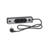 Multiprise filaire 3 prises + 2 usb 1.5m, SCHNEIDER ELECTRIC, noir / aluminium