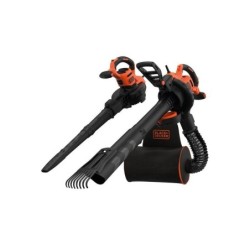 Aspirateur souffleur broyeur électrique BLACK + DECKER Beblv301, 3000 W