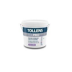 Peinture mur / plafond TOLLENS Tolpro hydro blanc velours, 10 l