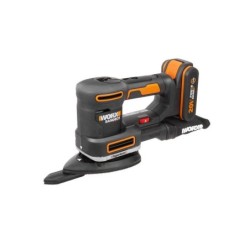 Ponceuse vibrante ponceuse de finition sans fil WORX Wx820.1 20 V 4 Ah