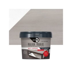 Peinture pour meuble Relook MAISON DECO effet bois grise mat 0.375 L