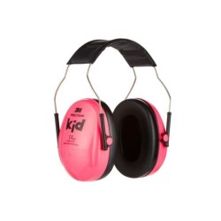 Casque antibruit snr 27 db 3M Peltor pour enfant, rose, 87-98db