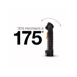 Lampe torche piles aimantée tête pivotante 300 lm 30 mètres noire ENERGIZER