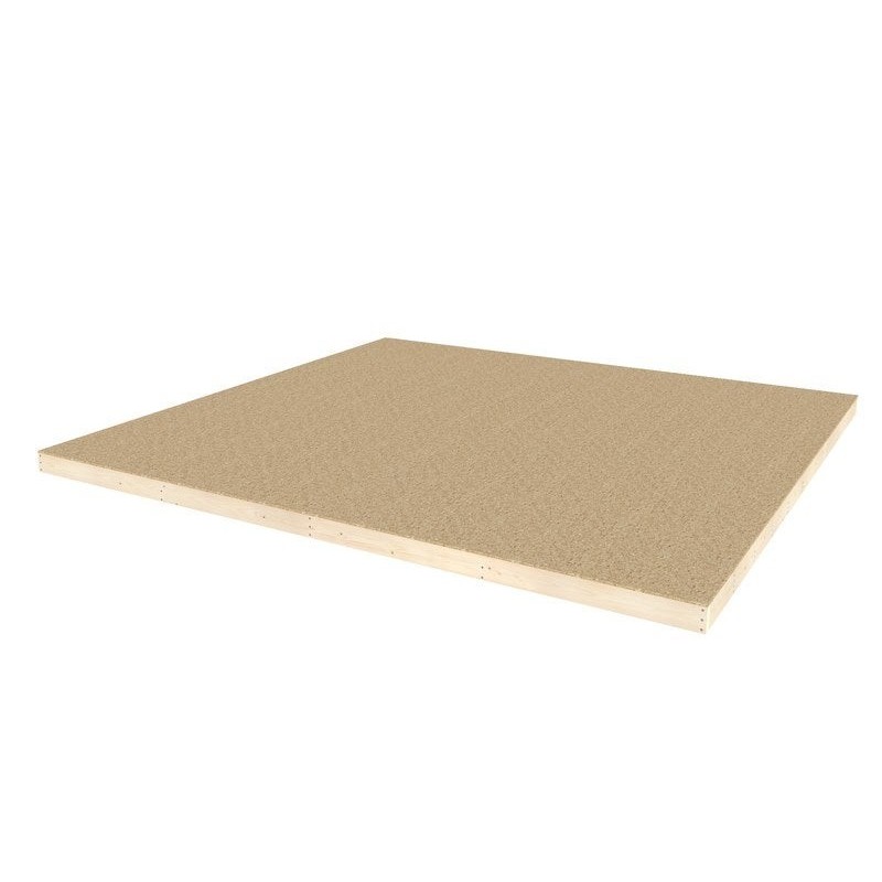 Plancher en bois DECOR ET JARDIN Decor home, l.480 x H.16 x P.480 cm LDD