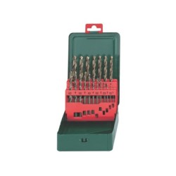 Coffret de fôrets à metaux HSS-Co, SP METABO 627157000 pour perceuse, 19 pieces