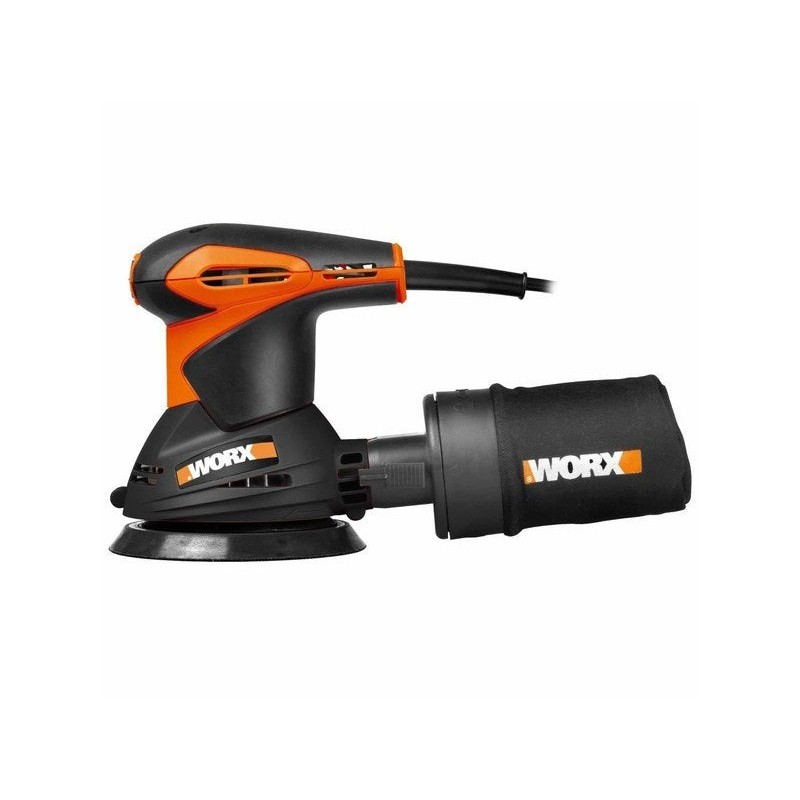 Ponceuse excentrique filaire WORX Ponceuse orbitale Worx 300W 125mm, 300 W