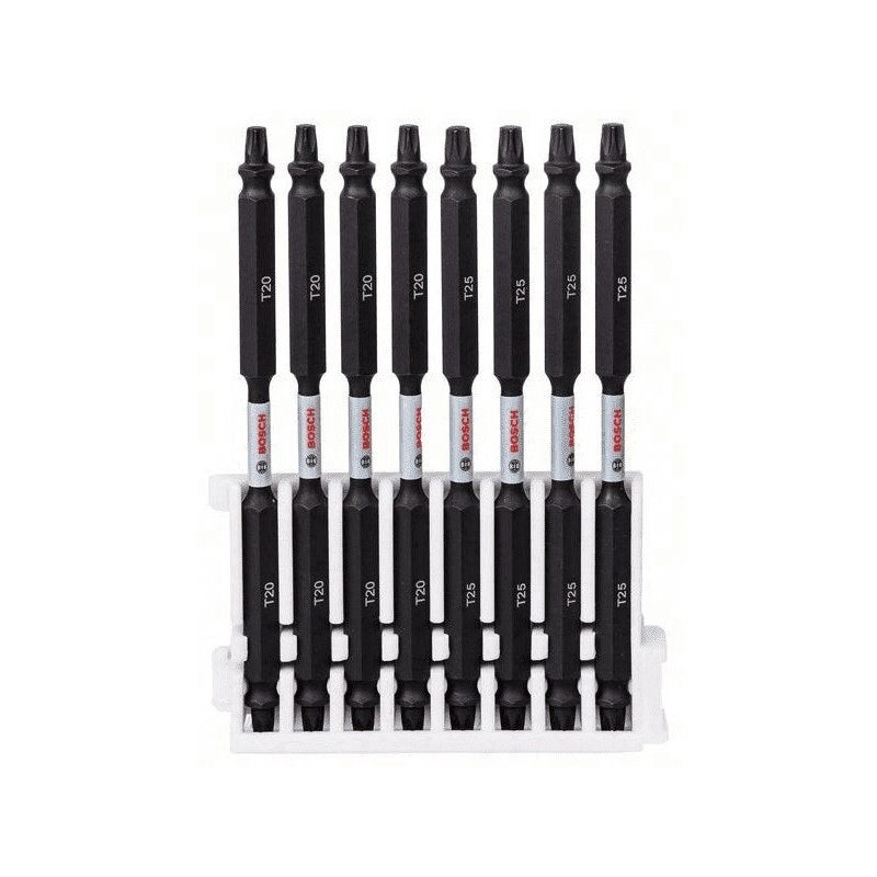 Lot de 8 embouts de vissage Impact Control, BOSCH, 110mm 4xt20 4xt25