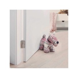 Bloque-porte amovible REI Chien écossais en tissu L.30.5 x H.13.4 x l.30.5 cm