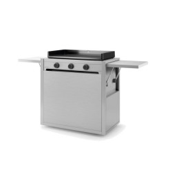 Chariot fermé pour plancha FORGE ADOUR Modern 75, inox