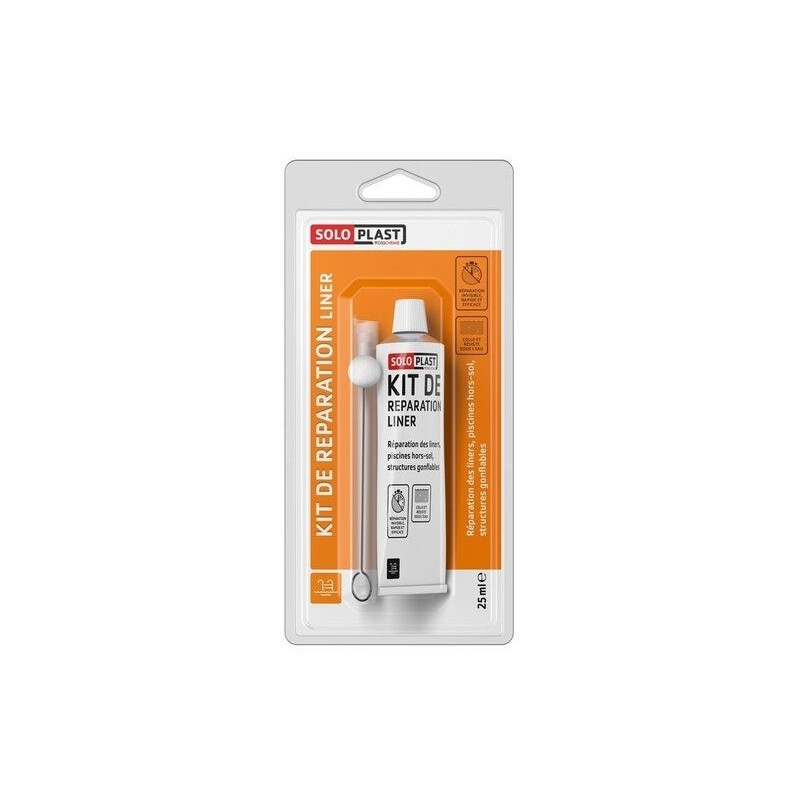 Colle de reparation liner soloplast 25 ml transparent