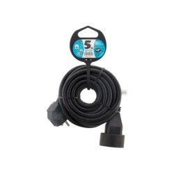 Rallonge électrique ménager avec terre H05VV-F 3G1.5, ZENITECH, L.5 m