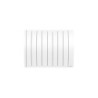 Radiateur électrique horizontal connecté à inertie fluide, SAUTER, blanc, 1500 W