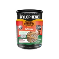 Traitement du bois poutre et charpente action 20 ans, XYLOPHENE, 5 L