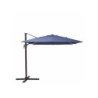 Parasol déporté NATERIAL Aura bleu rectangulaire, L.386 x l.281 cm