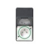 Interrupteur + prise saillie Mureva Styl, SCHNEIDER ELECTRIC, anthracite