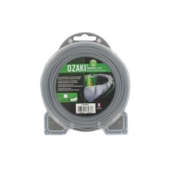 Coque fil en nylon ondulé rond, OZAKI ENERGY LINE, L.15 m, diam. 2 mm