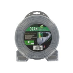 Coque fil en nylon ondulé rond, OZAKI ENERGY LINE, L.56 m, diam. 3 mm