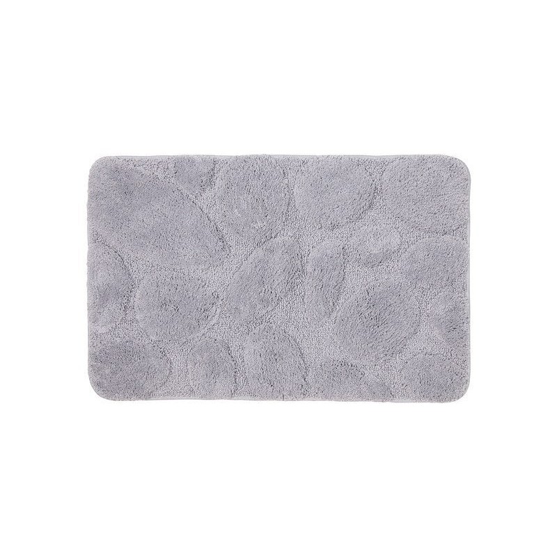 Tapis de bain l.50 x L.80 cm gris, Pebbles SENSEA