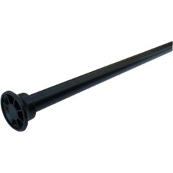 Barre droite extensible L.135 cm, SENSEA noir